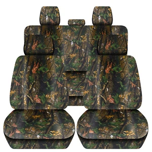 Customized Seat Covers Fits 1999 Jeep Cherokee XJ Green Tree Camouflage - Bild 1 von 1