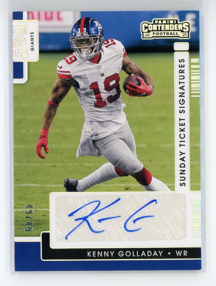 2021 Panini Contenders Kenny Golladay Sunday Ticket Signatures Auto /49 - Image 1 of 2
