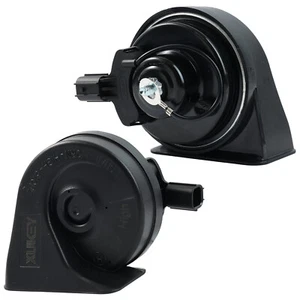 12V 125db Pair Loud Twin Tone Snail Horn For Honda Accord CR-V Civic Stream HRV - Picture 1 of 7
