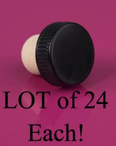 Corchos sintéticos reutilizables Tapi 19,5 mm para botellas de vino aceite vinagre cerveza ¡24 cada uno! - Imagen 1 de 4