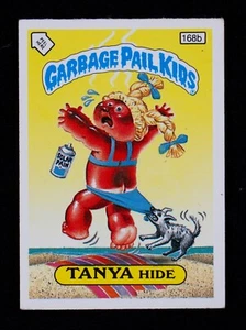 Garbage Pail Kids Topps Sticker Card - 1986 UK Series 5 Tanya Hide 168b - Bild 1 von 2