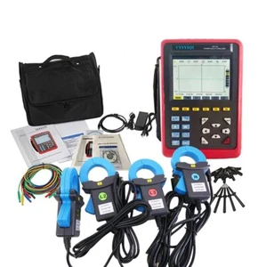 Portable Power Quality Analyzer with Current Clamp 0.10A~100A Jaw Size φ40mm - Picture 1 of 18