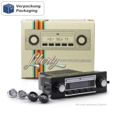 RETROSOUND RSD-LIBERTY MOTOR-1DAB DAB+ autoradio per auto d'epoca e statunitensi - Immagine 1 di 4