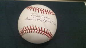 Frank Borman (Dez. November 2023) Apollo 8 CDR signiert Selig Baseball - Bild 1 von 2