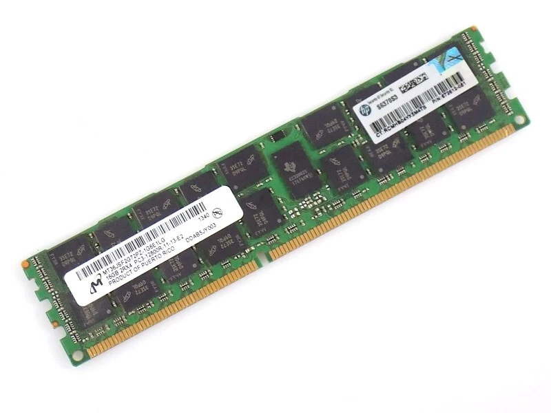 16GB HP 672612-081 DDR3-1600 PC3-12800R CL11 1.5V ECC Registered Arbeitsspeicher - Bild 1 von 1