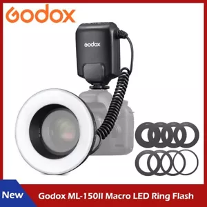 Godox ML-150II Macro LED Ring Flash Speedlite for Sony Canon Nikon Fuji Olympus - Picture 1 of 10