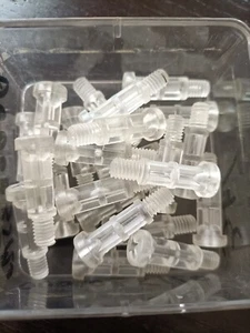 VITI PLASTICA FANALE BIANCA  29 MM D'EPOCA CONFEZIONE DA 7 PZ - Foto 1 di 3