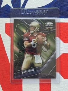Steve Young - Verde /99 - 2024 Topps Composite Cromo Nero #144 - SF 49ers HoF - Foto 1 di 2