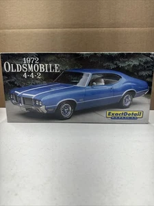 Exact Detail Replicas 1972 Oldsmobile 4-4-2 Diecast 1:18 Blue - Picture 1 of 8