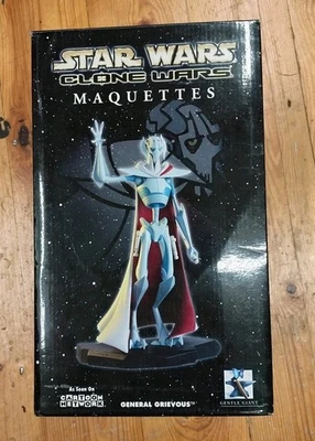 Gentle Giant General Grievous Star Wars Clone Wars Animated Statue 3500 BOXED  - Immagine 1 di 4