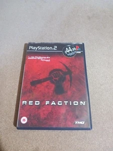 Red Faction (Sony PlayStation 2, 2001) Completo con Manual - Imagen 1 de 4