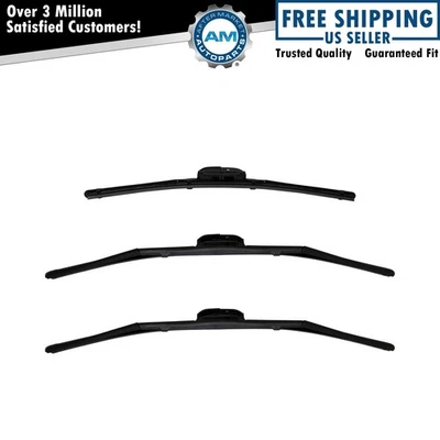 Juego de 3 escobillas limpiaparabrisas delanteras y traseras Trico Sentry Foto 1 de 4