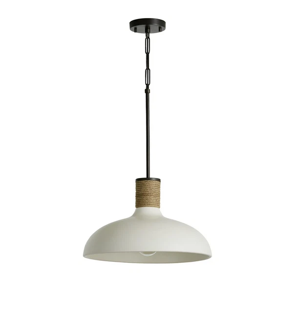 Capital Lighting 340612PW 17.5” 1-Light Pendant Urban/Industrial Style *NEW* - Image 1 of 4