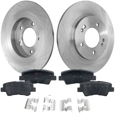 Rear Brake Disc Rotors and Pads Kit for Kia Soul EV Cadenza 2014-2016 - Image 1 of 4