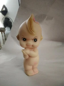 Kewpie Doll Vinyl Squeaks Flower Sweet Kiddie Products - Picture 1 of 10