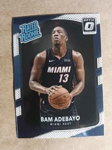 2017-18 Donruss Optic Rated Rookie Bam Adebayo RC Miami Heat #187 - Picture 1 of 2