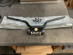 Mika Metals Handelbars Raw Series 1-1/8" Mini High Bend Black MK-RA-MIH-BLACK - Picture 1 of 8