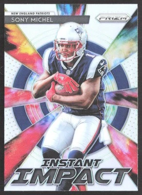 Sony Michel 2018 Panini Prizm Instant Impact Prizm #II-11 New England Patriots - Image 1 of 2