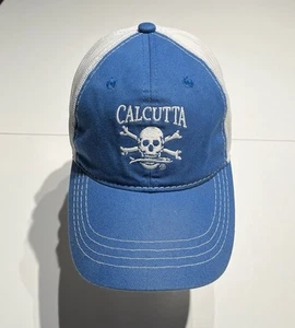 Kalkutta Angeln Trucker SnapBack Einheitsgröße verstellbar 6 Panel blau Kappe - Bild 1 von 7