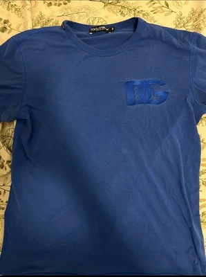 Dolce & Gabbana Blue Logo Men’s Tshirt - Image 1 of 3
