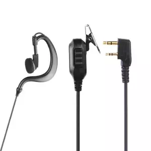 G Shape Earphone Earpiece K-type for Kenwood KPG UV 5R Radio 2Pin - Zdjęcie 1 z 12