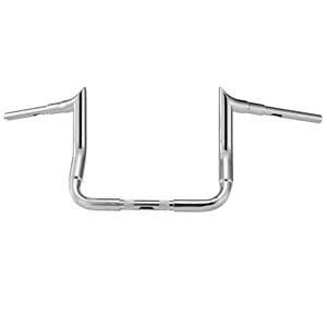 10" Street Glide Ape Hanger Handlebar for Electra Glide 96-23 1.5"Fat Chrome - Foto 1 di 9