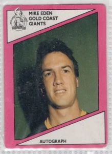 🔥 1988 Scanlens MIKE EDEN  ( GOLD COAST GIANTS ) 122 of 144 🔥#1 - Picture 1 of 1