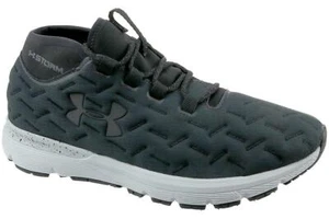 UNDER ARMOUR CHARGED REACTOR RUN MEN SIZE 15.0 NEW ANTHRACITE BLACK - Picture 1 of 4