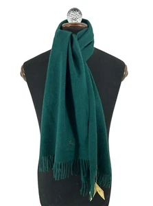 Sciarpa Burberry London ARCHIVIO in Cashmere Verde Bottiglia - Imagen 1 de 5