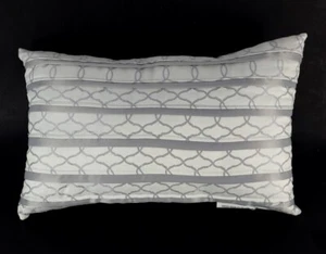 Croscill ISLA Grey Boudoir Pillow 21" x 14" New - Picture 1 of 4