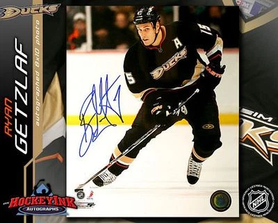 Foto 8 x 10 firmada por Ryan Getzlaf de Anaheim Ducks - 70452 Foto 1 de 2