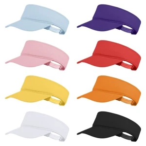 TOPTIE Kids Sun Visor Cap Cotton Protection Visors for Boys Girls Aged 2-10 Year - Picture 1 of 25