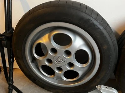 Original Porsche 944 Phone Dials. Late offset ~53, staggered 2x 16x7, & 2x 16x8. - Image 1 of 4