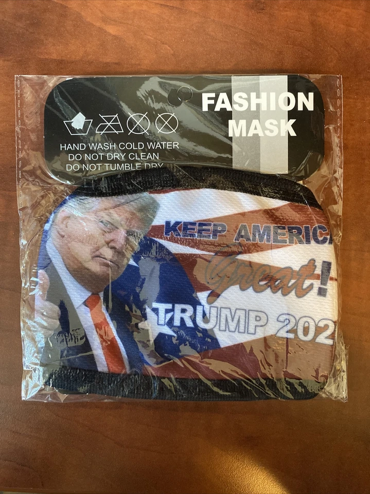 Keep America Great Trump 2020 Face Mask SEALED - Image 1 of 1