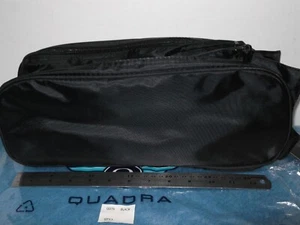 QUADRA - UNISEX BLACK SHOE, TRAINERS, SPORTS, WASH BAG - CARRY HANDLE, 2 x ZIPS - Picture 1 of 3