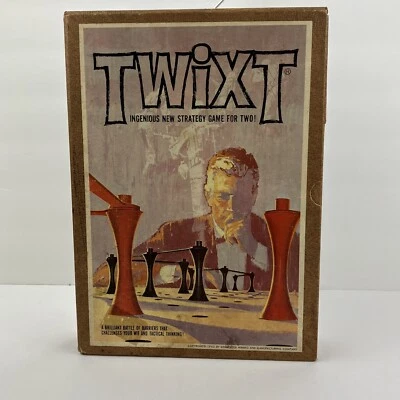 Vintage 1962 3M Twixt Strategy Battle of Barriers Wit Board Game Bookshelf Case - Image 1 of 4