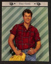 F5-19 Dixie Cup, Premium, 1953, Movie Stars, Tony Curtis (B)