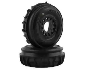 Pro-Line 1/10 Dumont Tires 2.2"/3.0" w/12mm Black Raid Wheels For Slash 4x4 - Picture 1 of 5