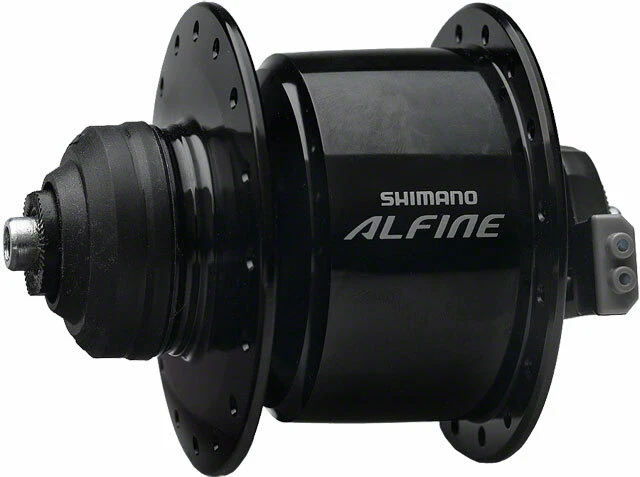 Shimano Alfine DH-S501 Dynamo Front Hub - QR x 100mm, Center-Lock, Black, 32h - Image 1 of 1