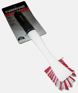 FARBERWARE SOFT GRIPS Dish Brush W/ Built in Scraper - Picture 1 of 1