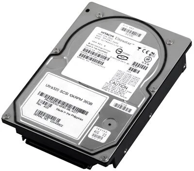 Hard Drive Dell 04R040 DK32EJ-36NC 36GB 10000RPM 4MB SCSI U320 3.5" - Image 1 of 3