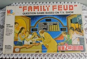 MILTON BRADLEY 1978 FAMILY FUED QUESTION GAME 2ND EDITION VINTAGE COMPLETE - Picture 1 of 13