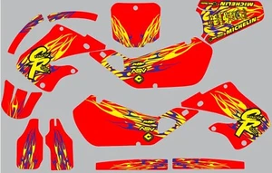 Graphic Kit for 1997-1999 Honda CR250 CR 250 Decals Crazy Rider sticker - Picture 1 of 2