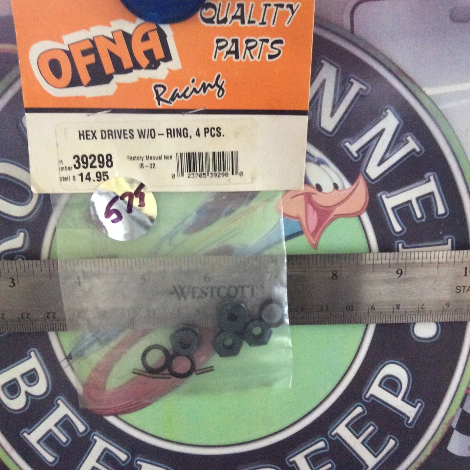 OFNA 39298 Hex Drives with O-Rings [4] Orignal NewOldStock 🇺🇸Shipped - Image 1 of 3