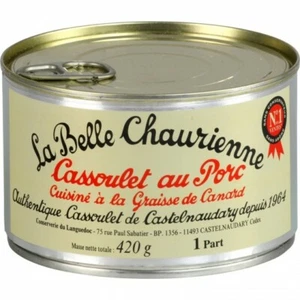 Cassoulet superieur au porc cusine a la graisse de canard 420gr-Ringpull-Dose