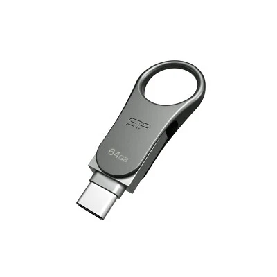 Silicon Power 64GB C80 USB3.1 Type-C Flash Drive SP064GBUC3C80V1S - Image 1 of 2
