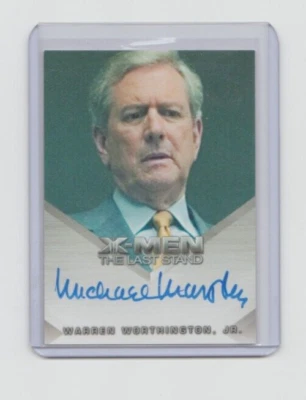 Marvel X 男式 The Last Stand 电影亲笔签名卡 Michael Murphy Worthington Jr — 第 1/2 张图片