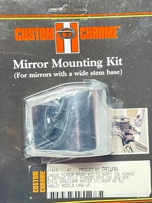 KIT DE MONTAJE ESPEJO RETROVISOR HARLEY-DAVIDSON 96-UP MIRAGE INFERNO 27443... ENVÍO RÁPIDO Foto 1 de 3
