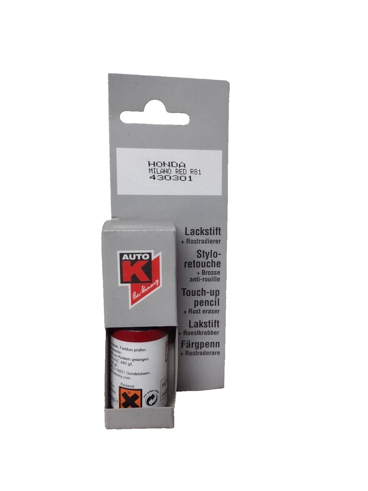 Auto-K Lackstift HONDA MILANO RED R81 (9ml)