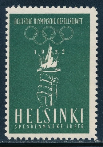 Finland - Helsinki Olympic Games MNH Poster Stamps (1952) Cover